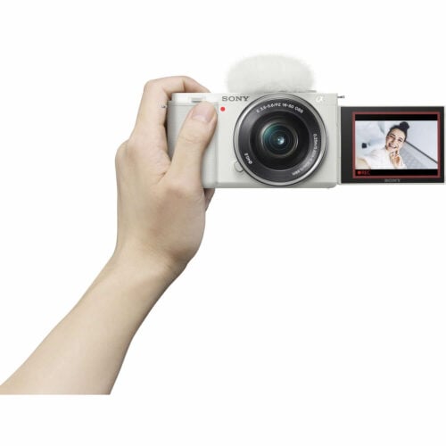 Sony ZV-E10 Mirrorless Camera with 16-50mm Lens white