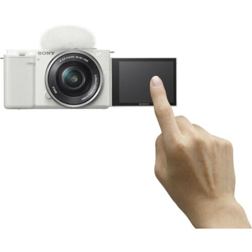 Sony ZV-E10 Mirrorless Camera with 16-50mm Lens white