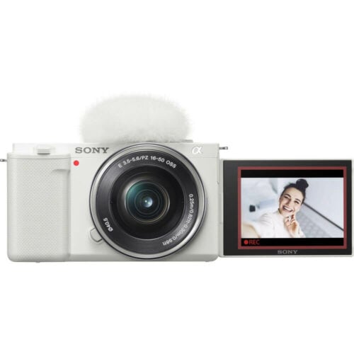 Sony ZV-E10 Mirrorless Camera with 16-50mm Lens white