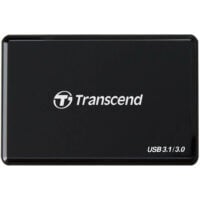 Transcend Card Reader USB 3.1 Gen1 Black (ประกันศูนย์)