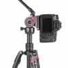 Miliboo MUFA-BK Aluminum Travel Tripod Kit with Fluid Head