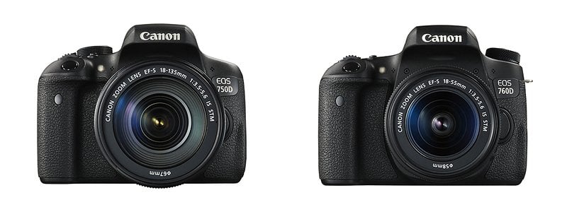 รีวิวเปรียบเทียบสเปค Canon EOS 750D vs 760D vs 700D