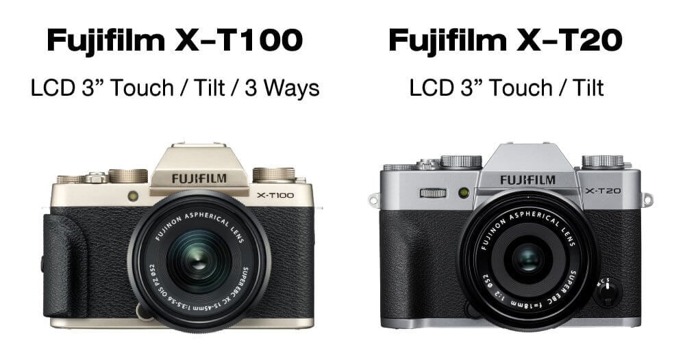 Tips : เปรียบเทียบ Fujifilm X-T100 กับ Fujifilm X-T20