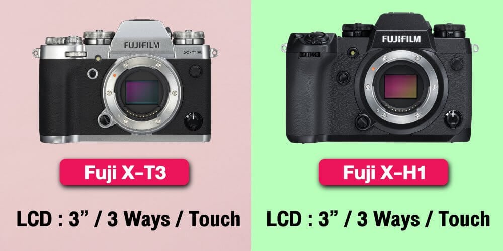 เปรียบเทียบ : Fujifilm X-T3 vs Fujifilm X-H1