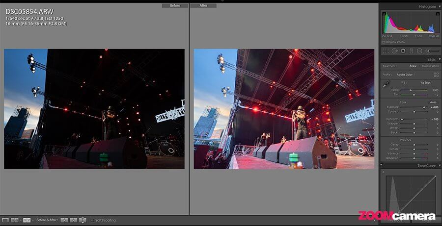 รีวิว Sony A7 III Dynamic range before after