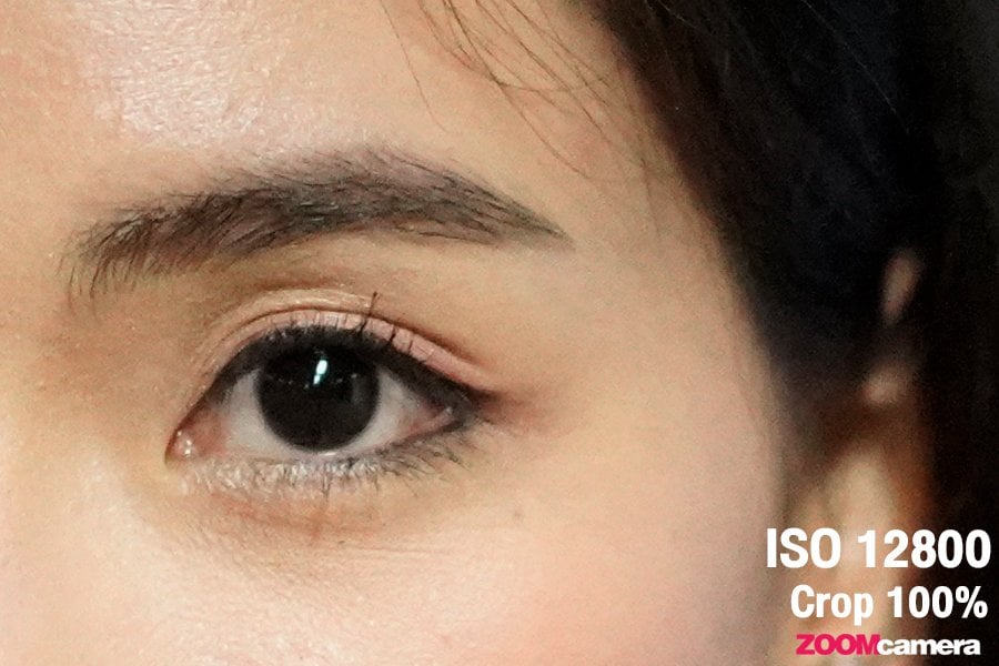 รีวิว Sony A7 III ทดสอบ ISO 12800 crop