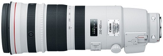 Canon EF 200 400 f4L IS lens 1