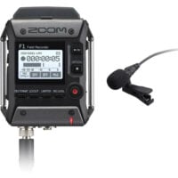 Zoom F1-LP 2-Input / 2-Track Portable Field Recorder with Lavalier Microphone (ประกันศูนย์)