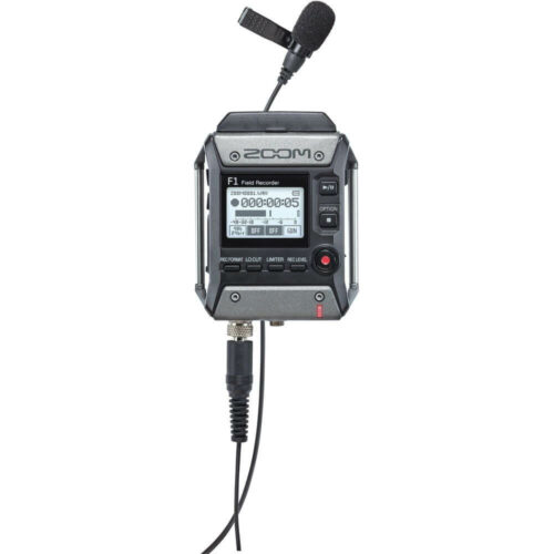 Zoom F1-LP 2-Input / 2-Track Portable Field Recorder with Lavalier Microphone (ประกันศูนย์)