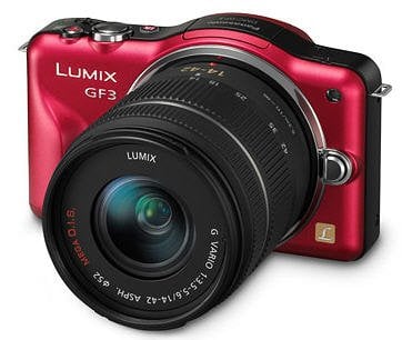 panasonic gf3 red