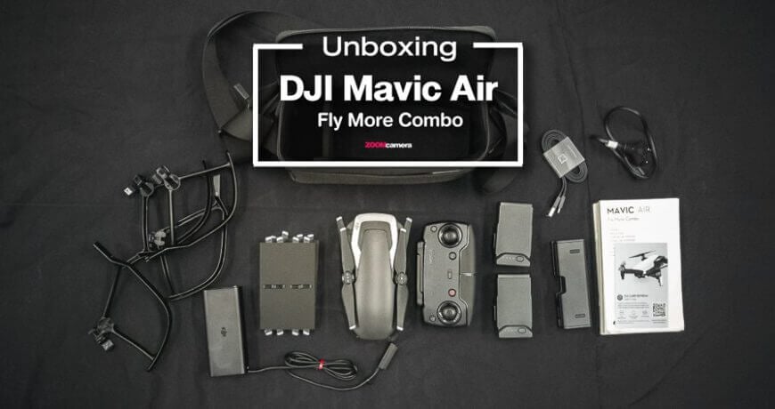 Unboxing DJI Mavic Air Fly More Combo