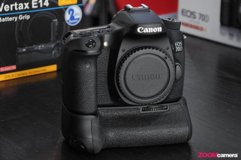 Review Grip เทียบเนียนๆอีกตัว Pixel Vertax E14 for Canon EOS 70D