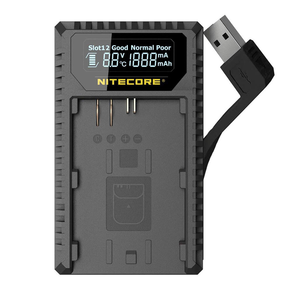 Nitecore UCN1 Dual USB Charger for Canon LP-E6N/LPE8 (ประกันศูนย์ 2 ปี ) 1 Nitecore UCN1 Dual USB Charger for Canon LP-E6N/LPE8 (ประกันศูนย์ 2 ปี )