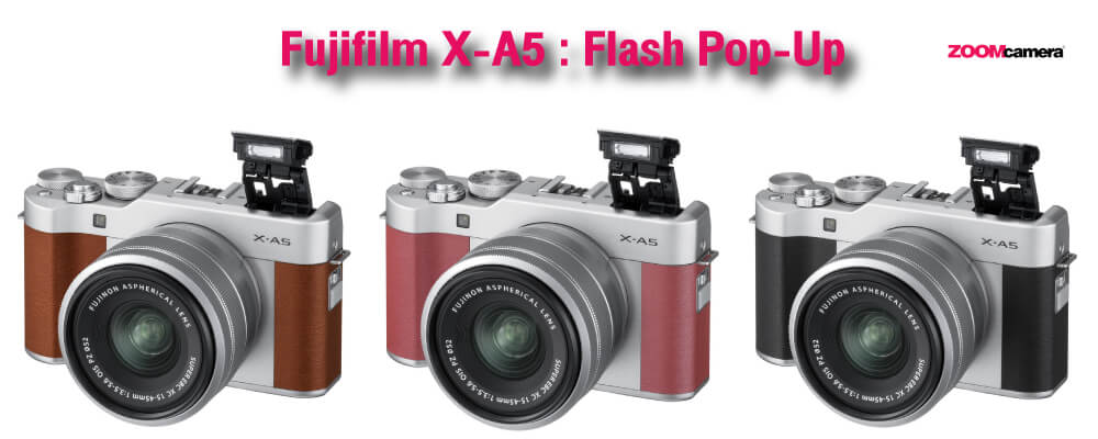 Fujifilm เปิดตัว Fujifilm X-A5 กล้องเซลฟี่ รองรับ Video 4K และ 4K Photo-Zoomcamera
