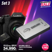 [Set 3] Panasonic Lumix DMC-G85 Mirrorless Micro Four Thirds Digital Camera with 14-42mm Lens (ประกันศูนย์ Body 2 ปี Lens 1 ปี)