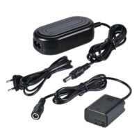 DC Coupler for Sony NP-FW50 Dummy Battery แบตเตอรี่แบบเสียบปลั๊กไฟ + AC Power Adapter AC-PW20