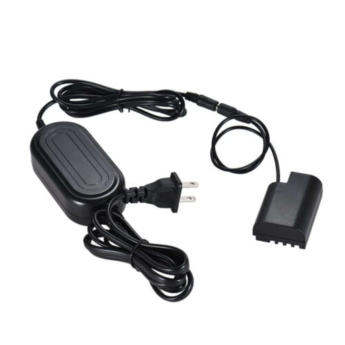 DC Coupler DMW-DCC12 for Panasonic DMW-BLF19 Dummy Battery แบตเตอรี่แบบเสียบปลั๊กไฟ + AC Power Adapter DMW-AC8