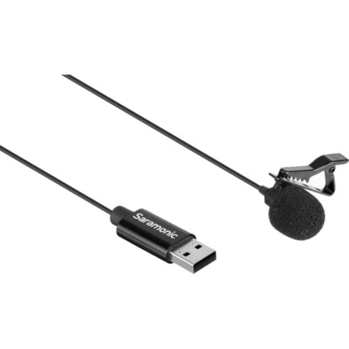 Saramonic Compact Clip-On Lav Mic SR-ULM10 with USB-A Connector (2M)