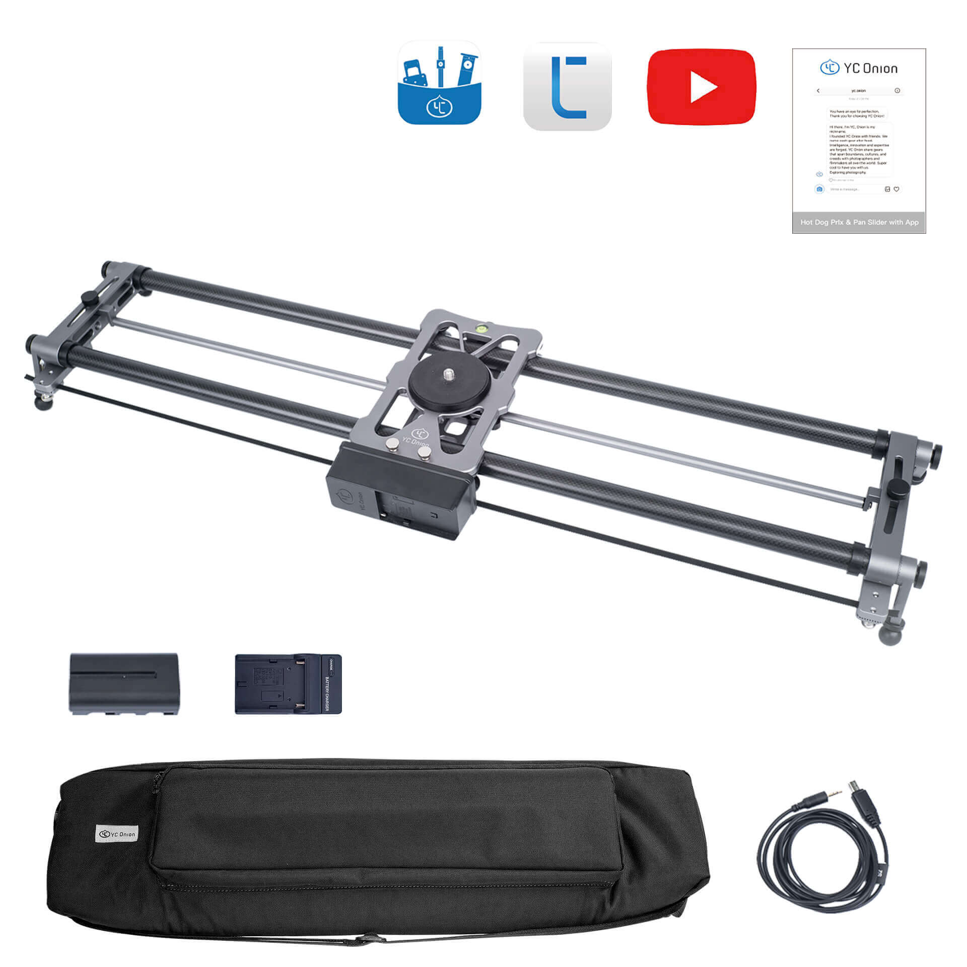 YC Onion HDM120 HOT DOG 120cm prlx Pan Slider with App 1