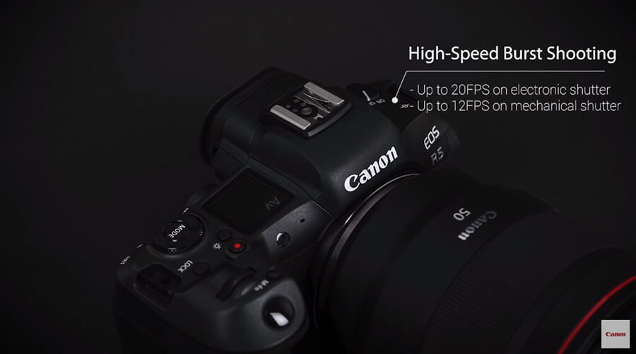 Canon EOS R5 Burst speed