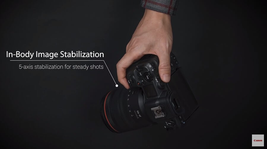 Canon EOS R5 image stabilization