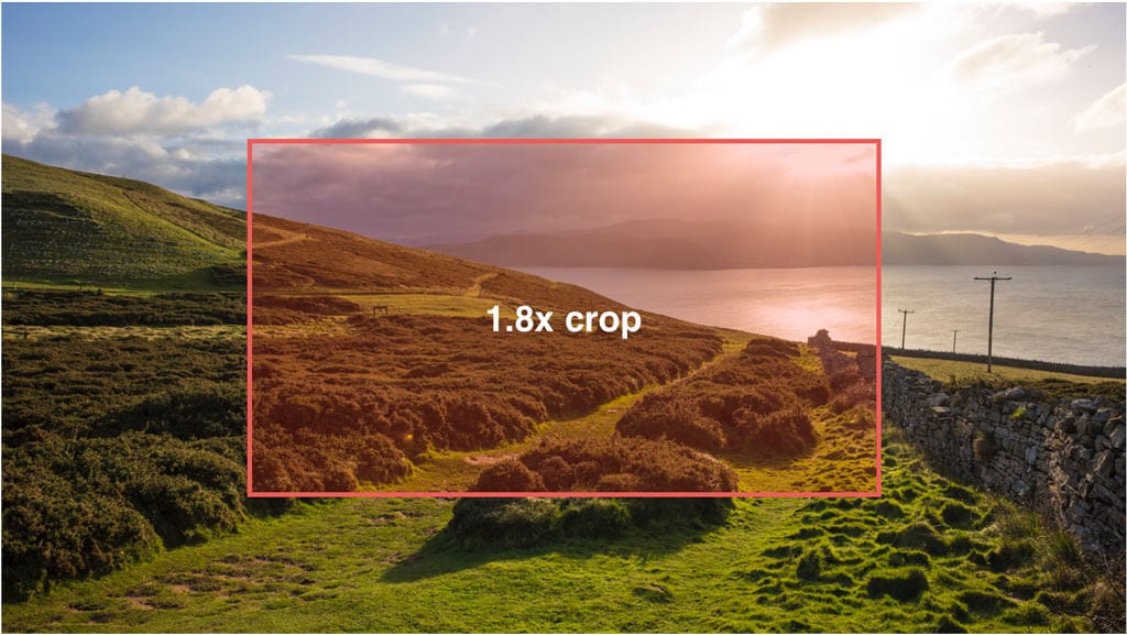 EOS R5 vs EOS R 4K video no crop vs crop