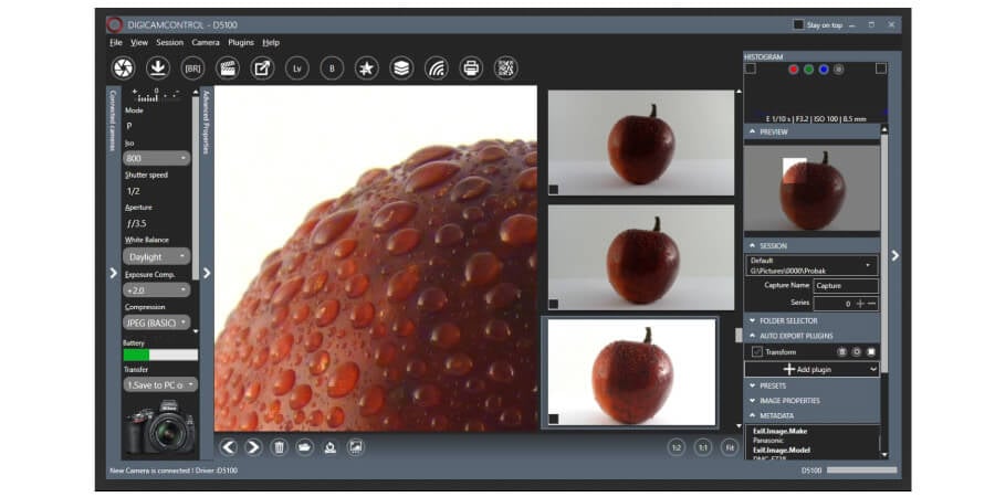 Digicam Control โปรแกรมฟรี ไลฟ์ผ่านกล้องได้ ไม่ง้อกล่อง Video Capture 8 Menu Digicam Control