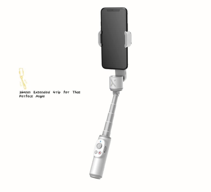 พรีวิว Zhiyun Smooth X ไม้กันสั่นมือถือยืดได้ เล็กเท่าฝ่ามือ ตัดต่อ ปรับสี ใส่เพลง ใส่ซัพ จบในตัว 9 zhiyun smooth X Extended Grip