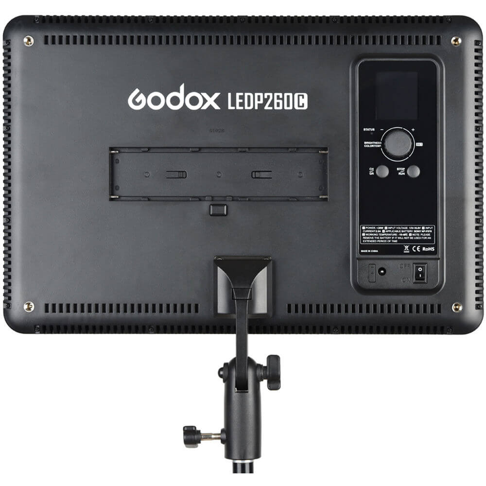 Godox ไฟ LED (LEDP260C) Ultra Slim Led Video Light CRI95 3300-5600K 15 Godox (LEDP260C) Ultra Slim Led Video Light CRI95 3300-5600K
