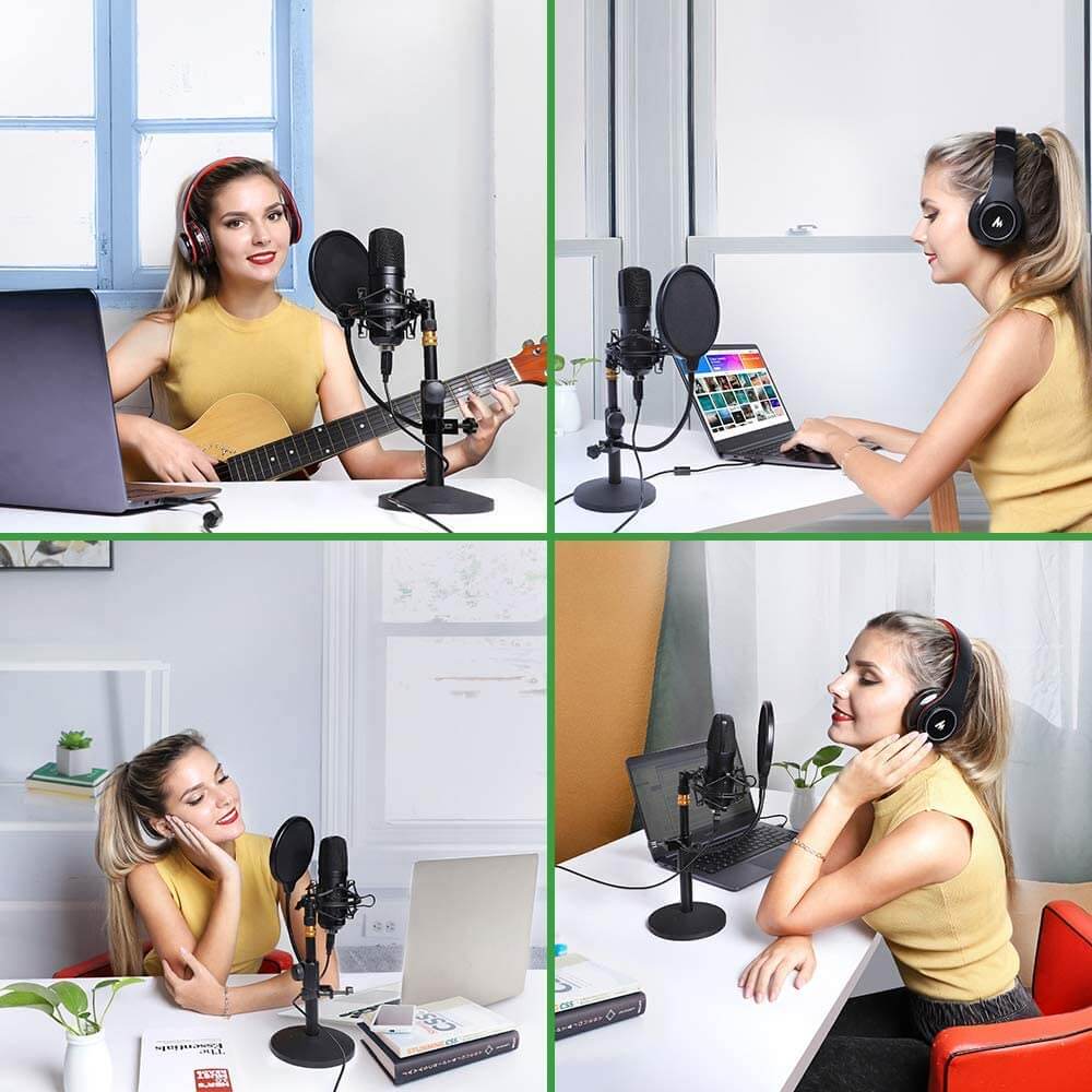 Maono AU-A04TC Desktop USB Microphone Set (ประกันศูนย์ 1 ปี) 31 Maono AU-A04T Destop USB Microphone Set