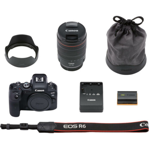 Canon EOS R6 Mirrorless Digital Camera with 24-105mm f/4L Lens