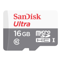 SanDisk (SDSQUNS_016G_GN3MN) Ultra MicroSDHC 80MBs 16GB Class10