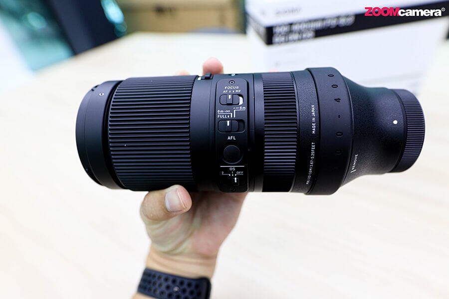 รีวิว SIGMA 100-400mm F5-6.3 DG DN OS for Sony mount / L-mount เลนส์ซูมเทเลโฟโต้ ตัวจบราคาย่อมเยาว์ ถูกใจสาย Landscape และ Wildlife 7 Sigma-100-400mm-for-Sony-and-L-mount_side-view-3