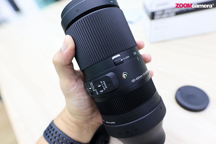รีวิว SIGMA 100-400mm F5-6.3 DG DN OS for Sony mount / L-mount เลนส์ซูมเทเลโฟโต้ ตัวจบราคาย่อมเยาว์ ถูกใจสาย Landscape และ Wildlife 6 Sigma-100-400mm-for-Sony-and-L-mount_side-view