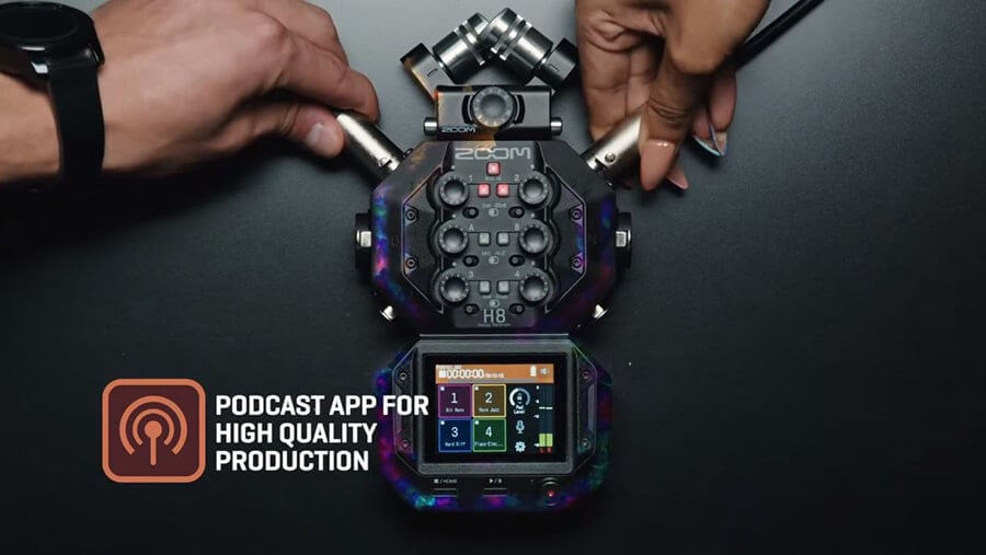 Zoom-H8_podcast-app-for-high-quality-production