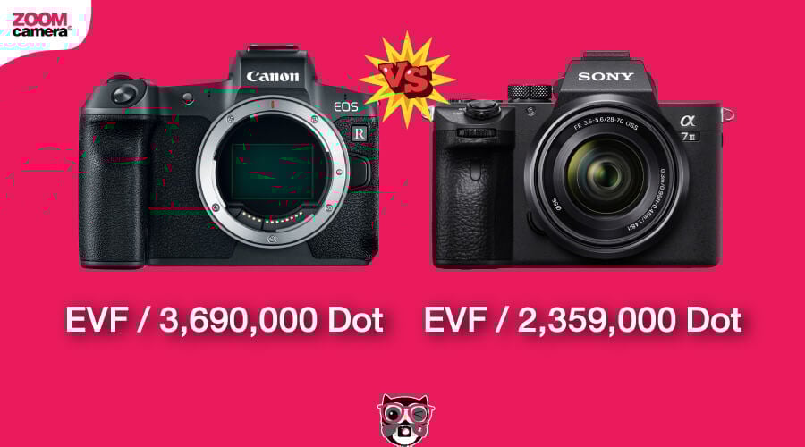 เปรียบเทียบ EOS R vs Sony A7 III เก่าแต่เก๋า 9 เปรียบเทียบ Canon EOS R vs Sony A7 III ช่องมองภาพ