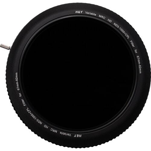 H&Y Filters RevoRing Variable ND3-ND1000 & Circular Polarizer Filter