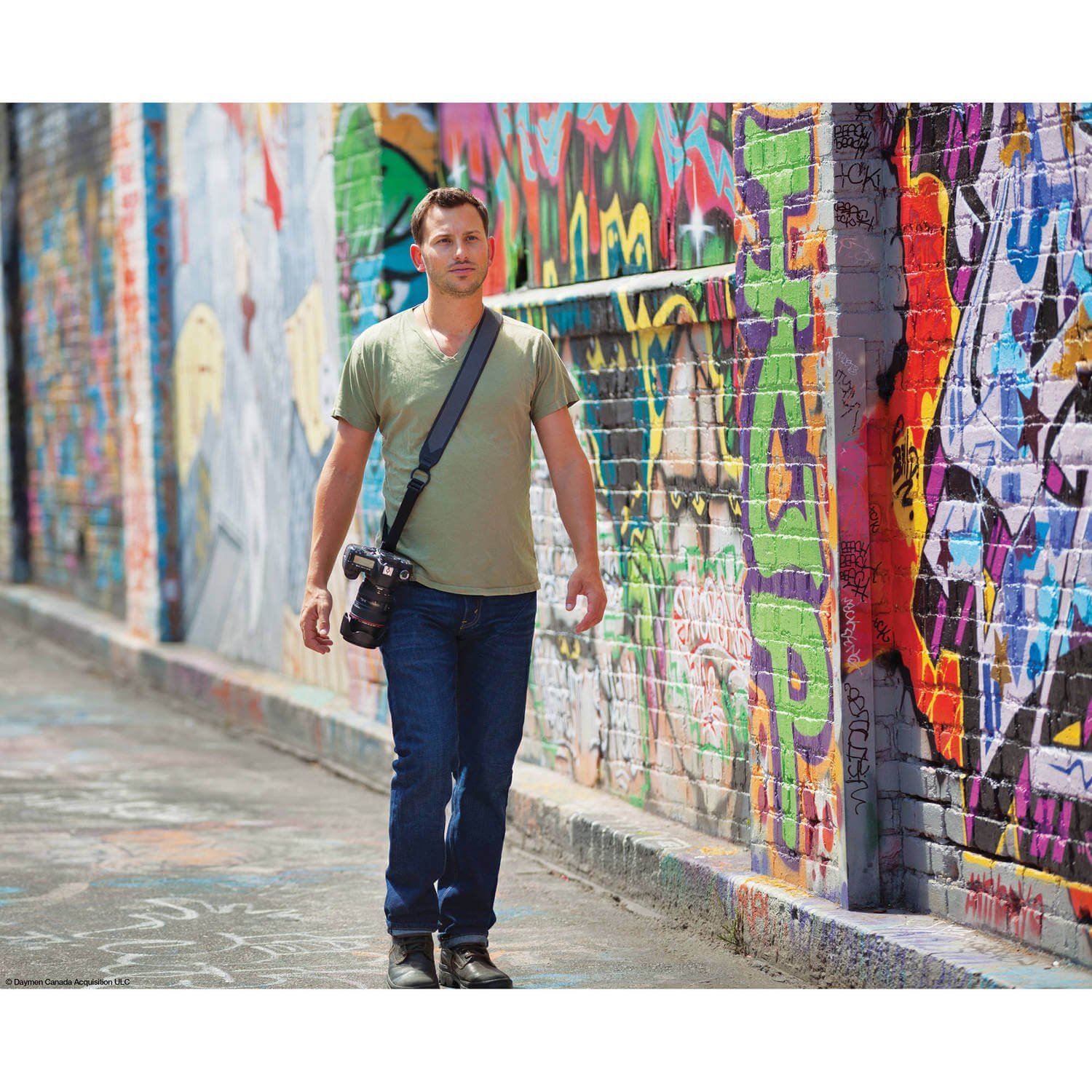 JOBY UltraFit Sling Strap For Men Charcoal (ประกันศูนย์) 12 JOBY UltraFit Sling Strap For Men