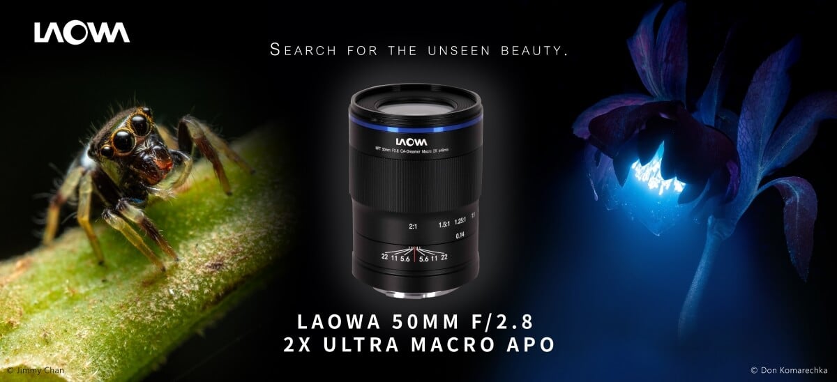 Venus Optics Laowa 50mm f/2.8 2X Ultra Macro APO Lens for Micro Four Thirds