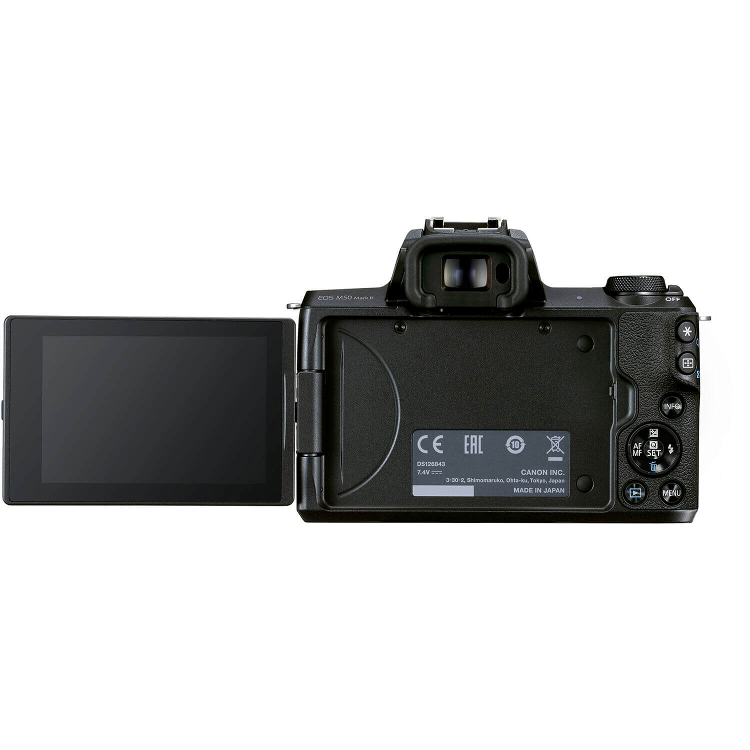Canon EOS M50 Mark II Mirrorless Digital Camera Body Only