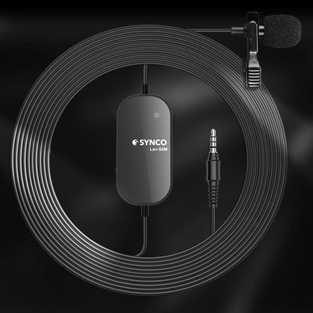 Synco LAV S6M Wired Lavalier Microphone with RAMS 17