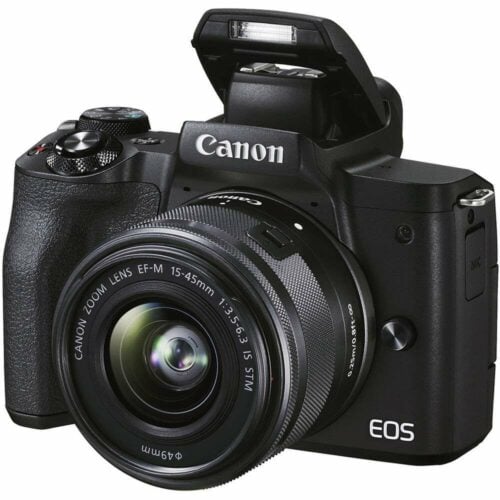 Canon EOS M50 Mark II Mirrorless Digital Camera with 15-45mm Lens