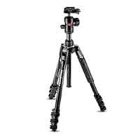 Manfrotto (MKBFRLA4BK-BH) Befree Advanced Travel Aluminum Tripod with 494 Ball Head Lever Locks, Black