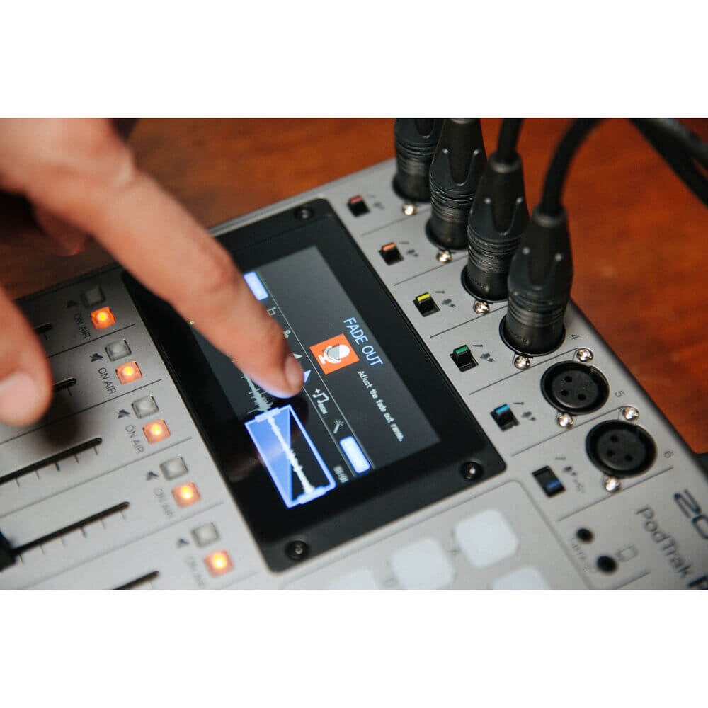 Zoom PodTrak P8 Portable Multitrack Podcast Recorder 16