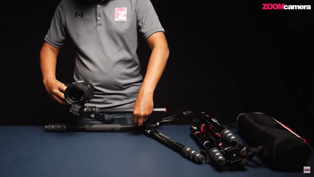 Manfrotto Befree GT XPRO ถ่ายมุมต่ำแบบมาโคร