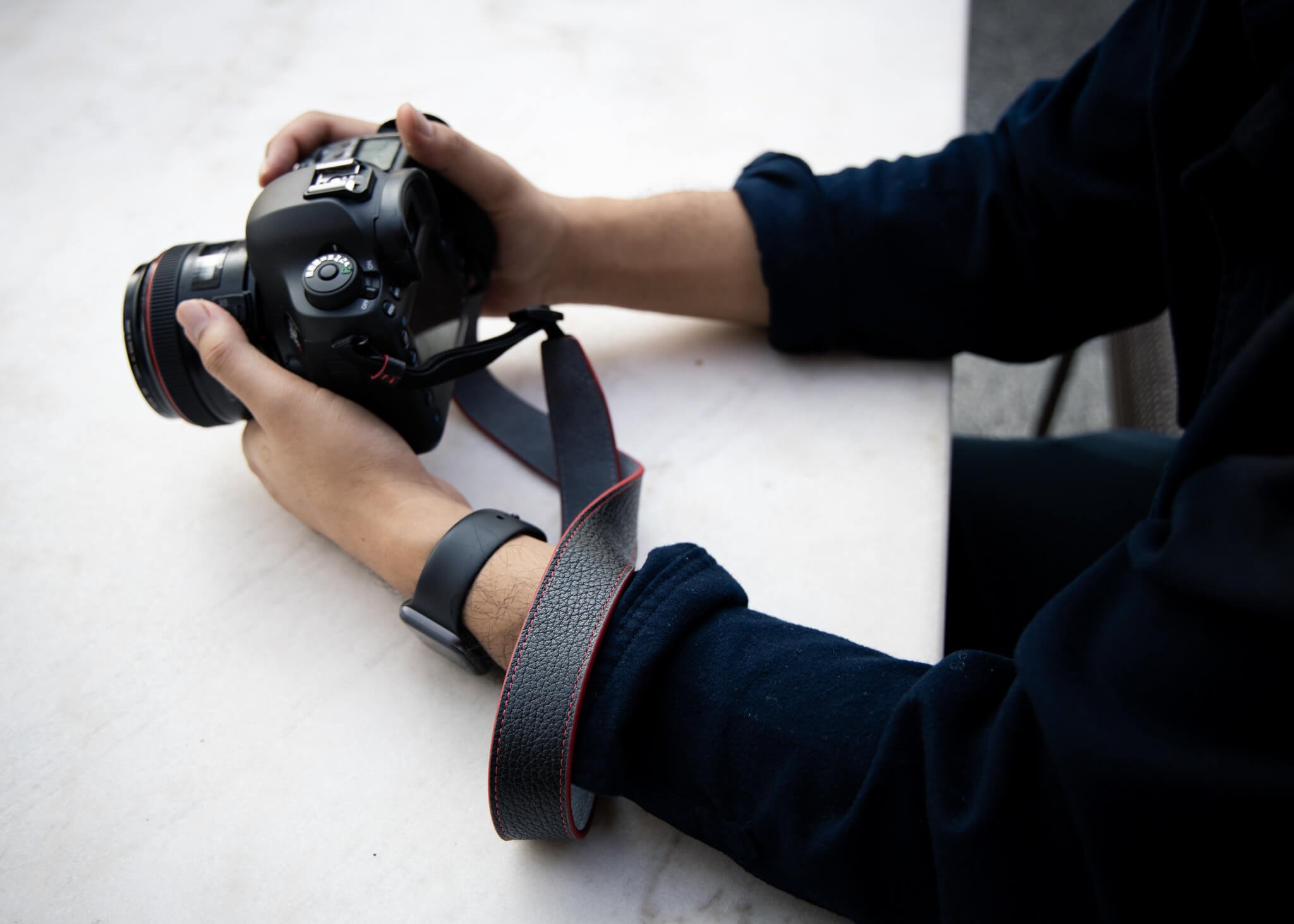 NEXT Neck Strap AVEDON Series Leather & Nylon W: 3cm /L: 100-120cm 53 20190211 AVE01 001