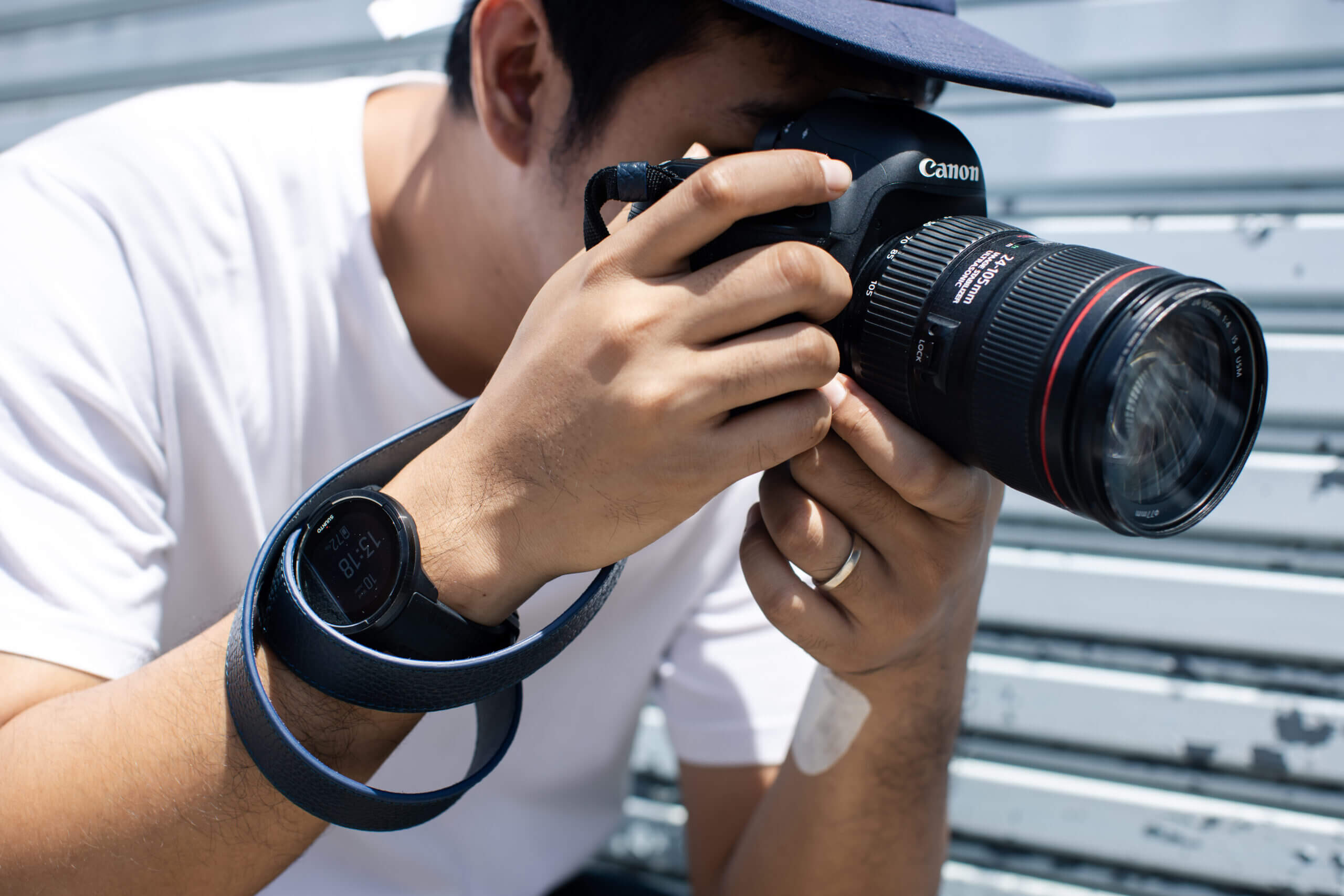 NEXT Neck Strap AVEDON Series Leather & Nylon W: 3cm /L: 100-120cm 60 20200610 AVE06 0005 scaled