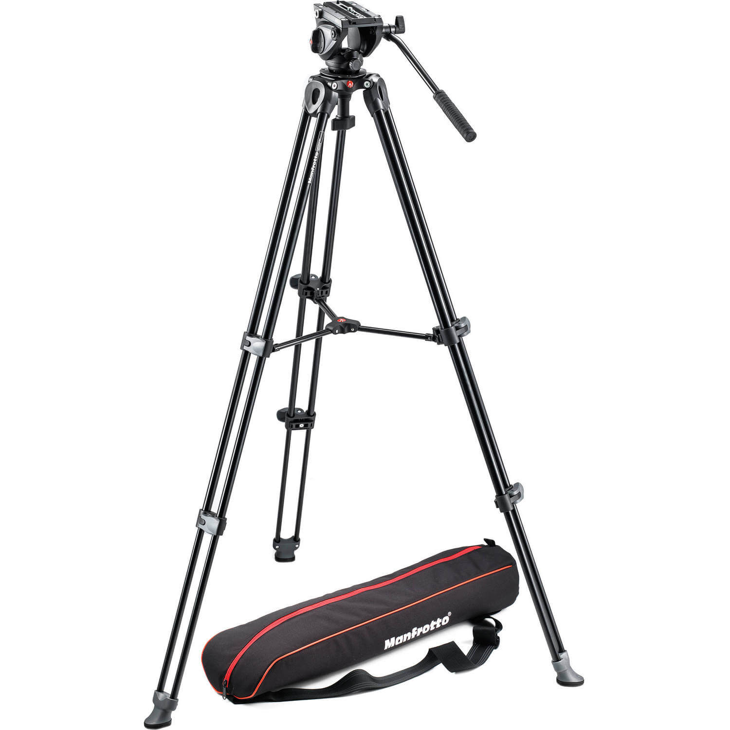 Manfrotto MVH500A Fluid Drag Video Head with MVT502AM Tripod and Carry Bag (ประกันศูนย์) 10 Manfrotto MVH500A Fluid Drag Video Head with MVT502AM Tripod and Carry Bag