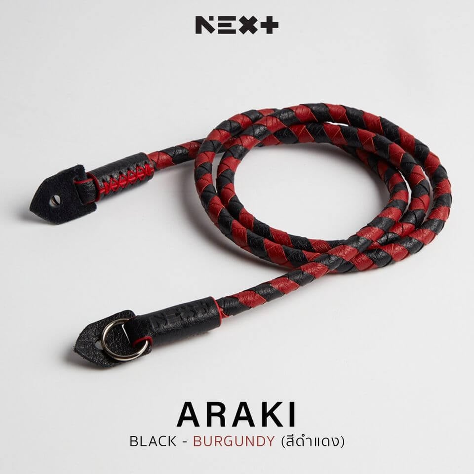 NEX+ Neck Strap ARAKI Series Leather W: 1cm /L: 110cm