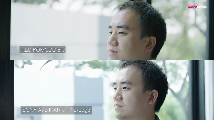 รีวิว RED KOMODO 6K พลังกล้อง Cinema ในขนาดเท่าฝ่ามือ 4 RED Komodo 6K footage vs sony a7s iii slog3
